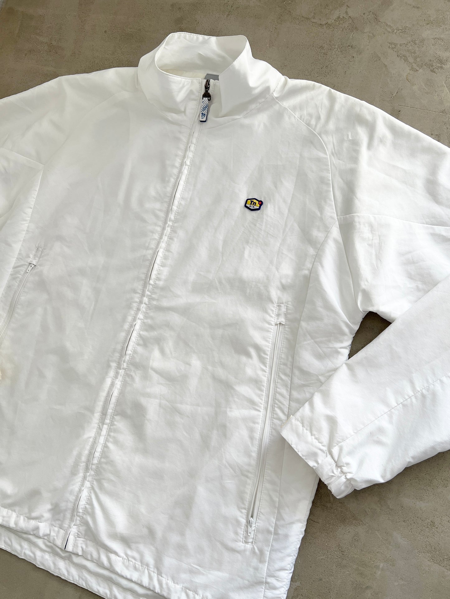 WHITE NIKE TN TRACK JACKET - XL/XXL