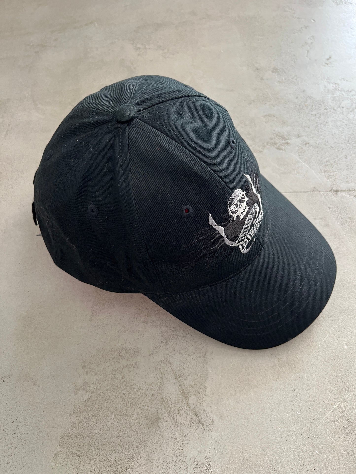 BLACK HARLEY DAVIDSON CAP - 1990S