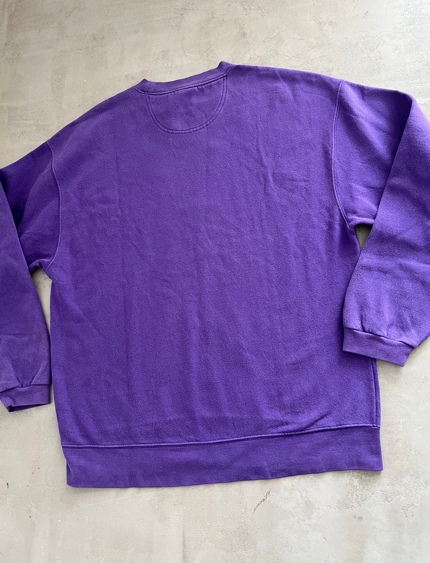 PURPLE NIKE LSU SWEATER - 1990S - XXL