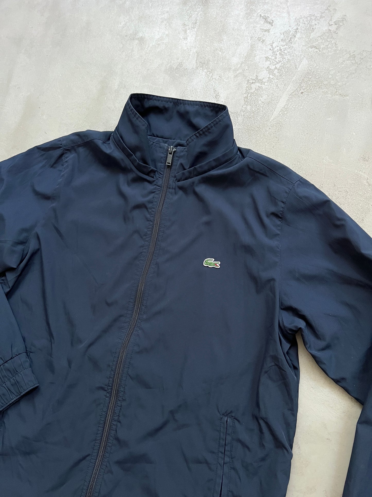 NAVY LACOSTE TRACK JACKET - 2000S - M/S