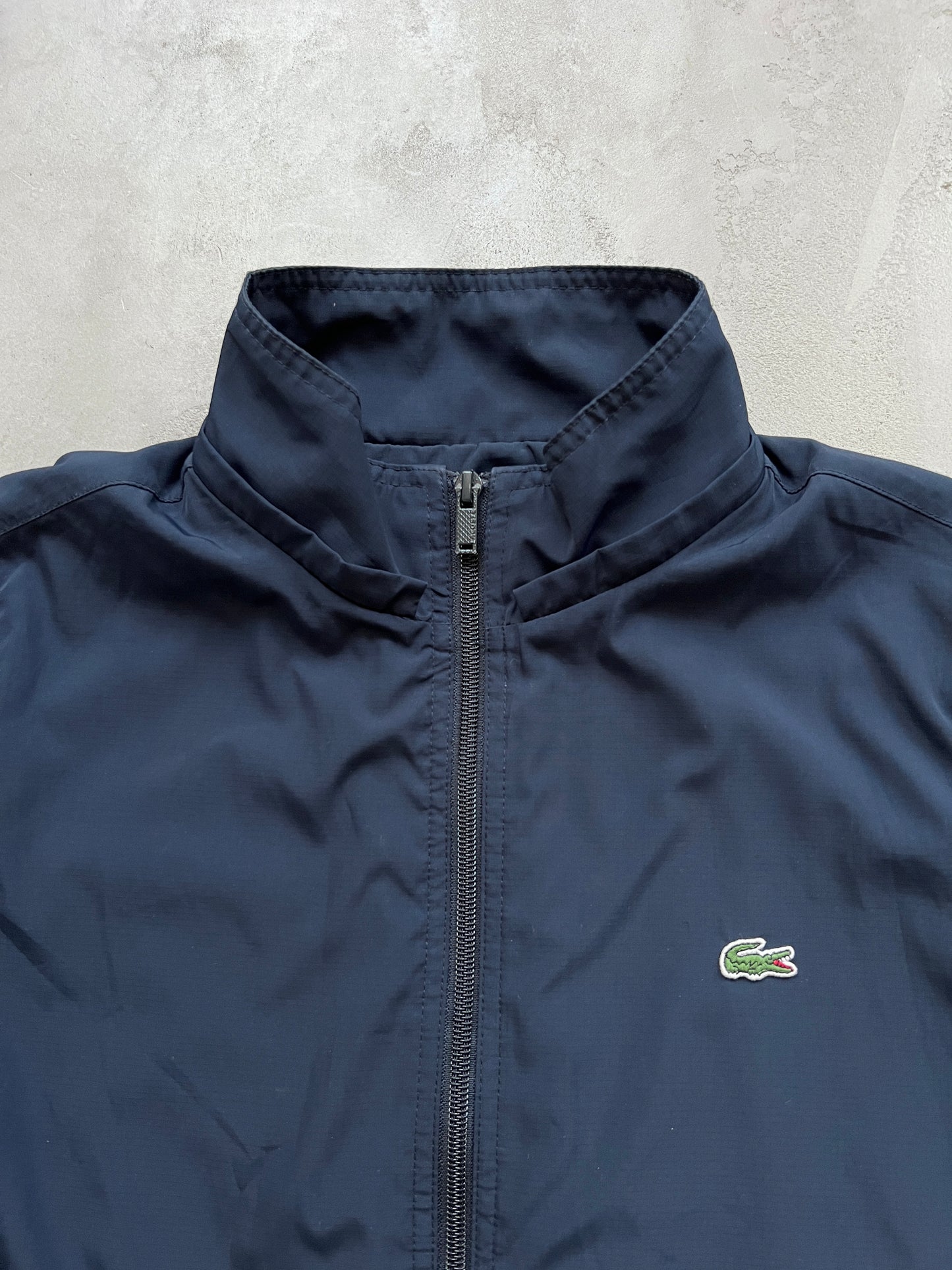 NAVY LACOSTE TRACK JACKET - 2000S - M/S