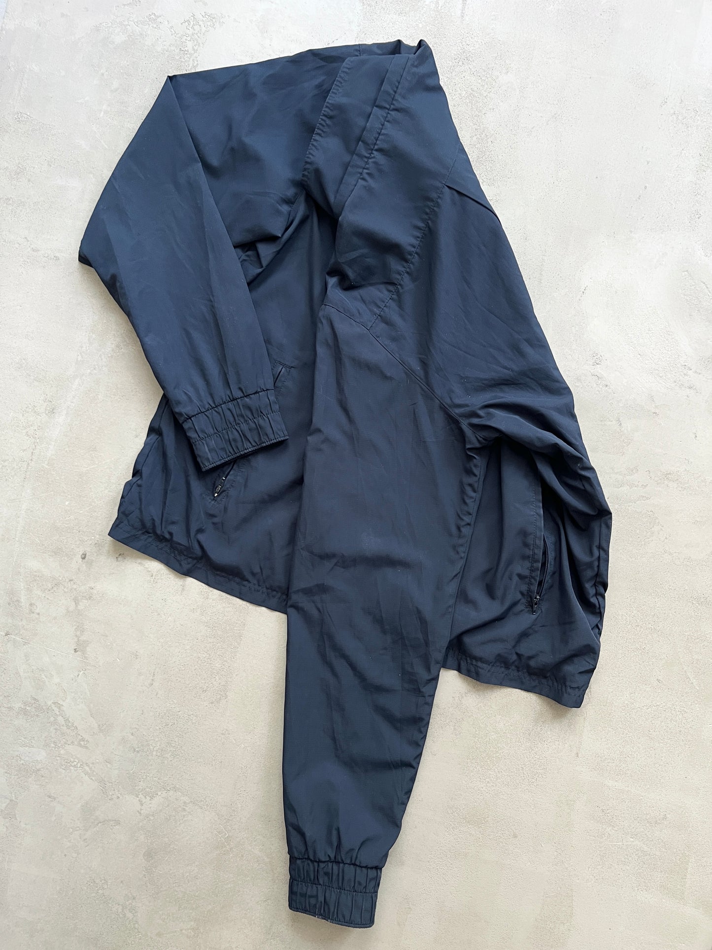 NAVY LACOSTE TRACK JACKET - 2000S - M/S