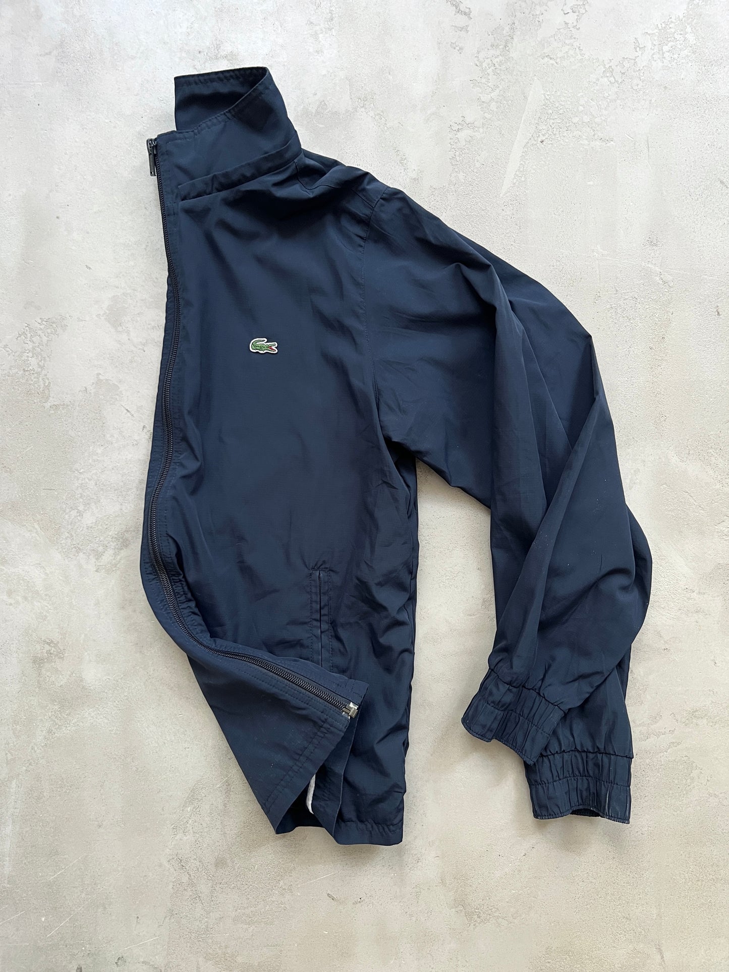 NAVY LACOSTE TRACK JACKET - 2000S - M/S