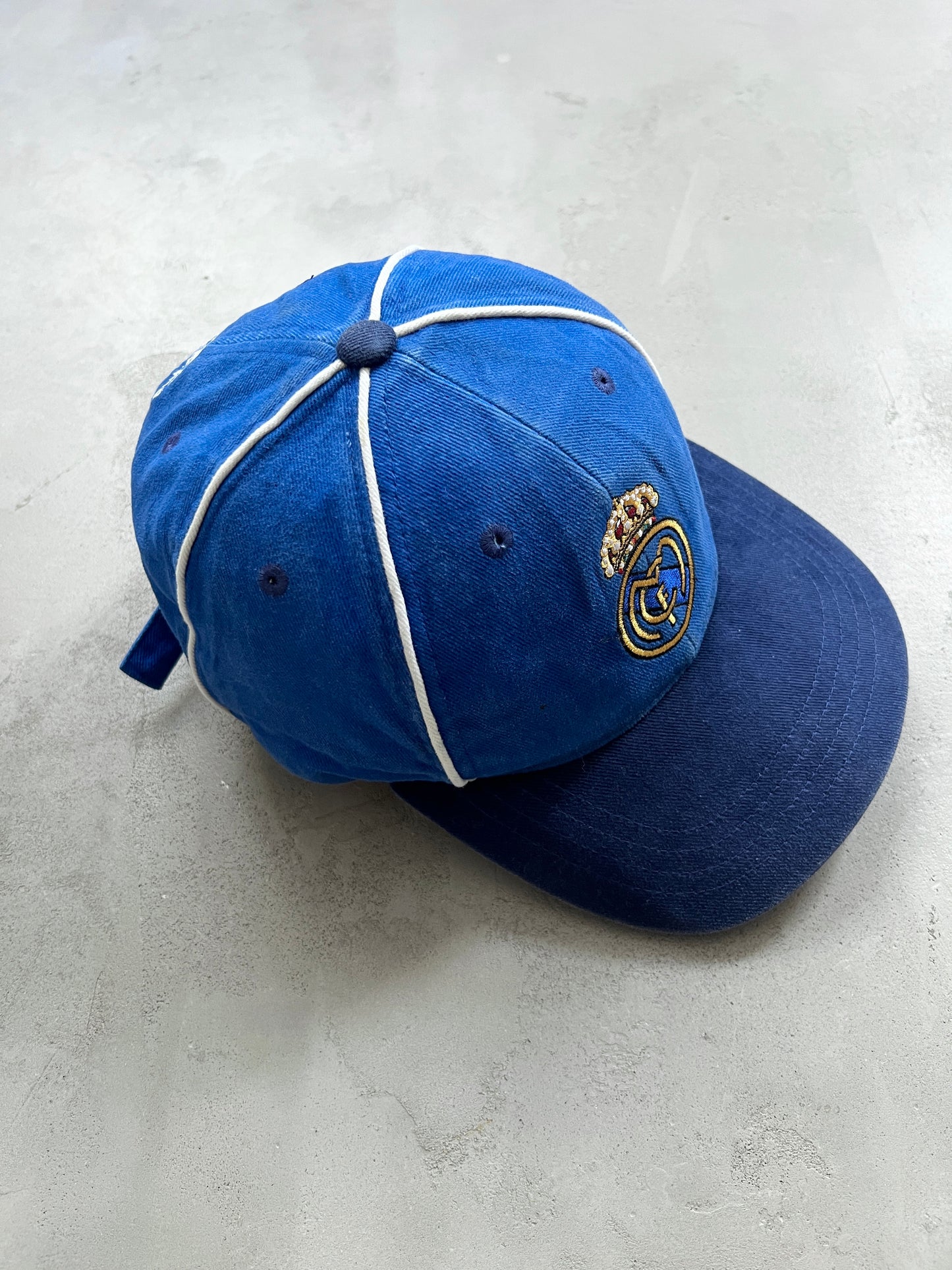 FADED BLUE REAL MADRID CAP - 2000S