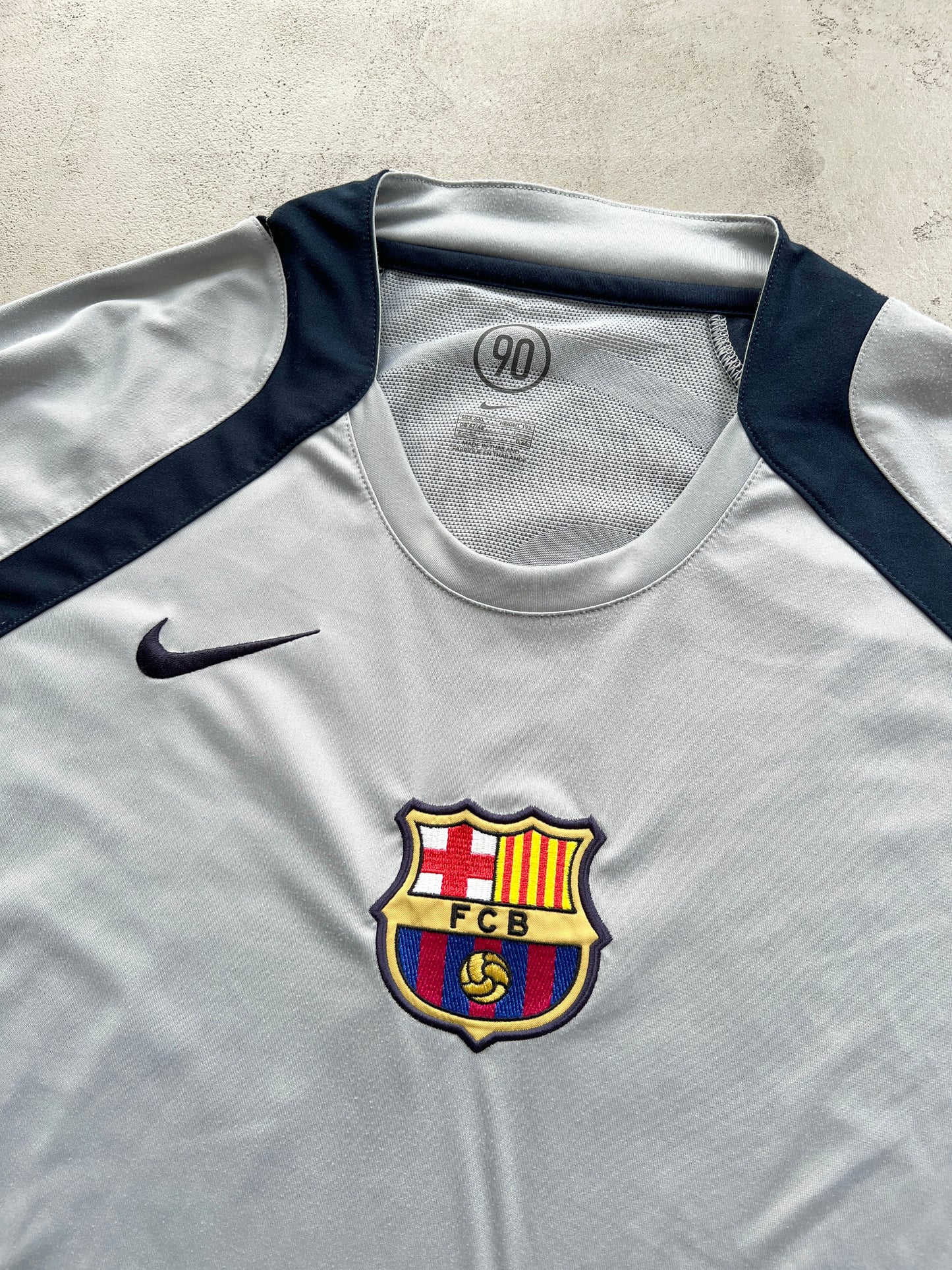 GREY BARCELONA JERSEY - 2000S - XXL