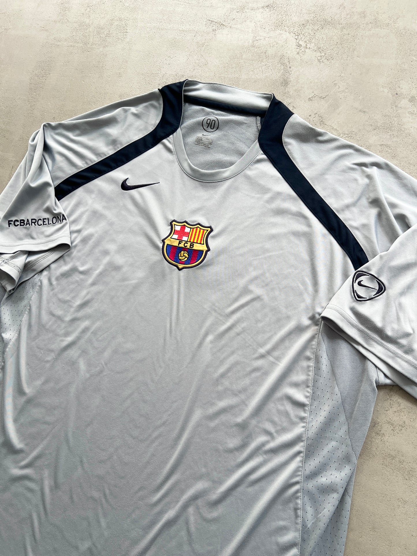 GREY BARCELONA JERSEY - 2000S - XXL