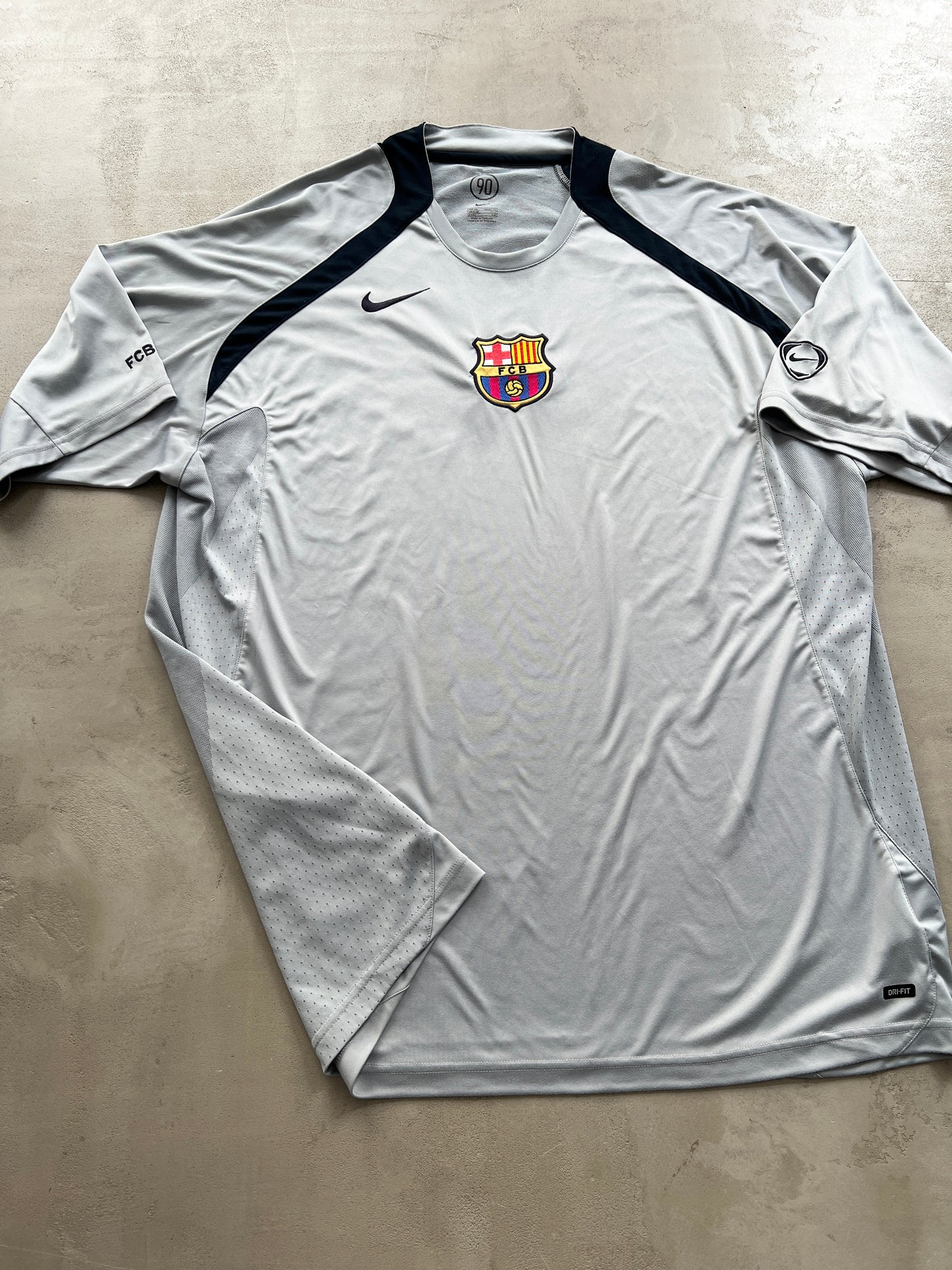 GREY BARCELONA JERSEY - 2000S - XXL