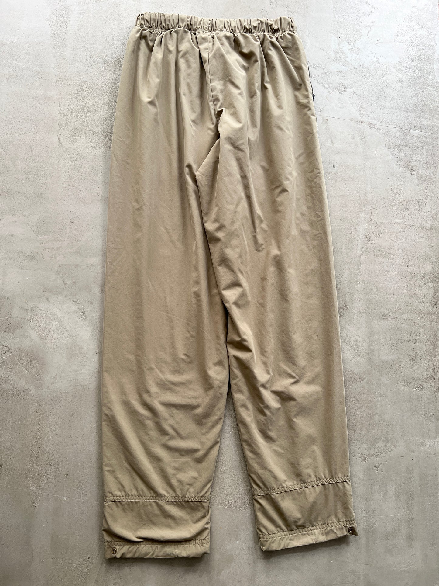 BEIGE NIKE TRACK PANTS - 2000S - M/S