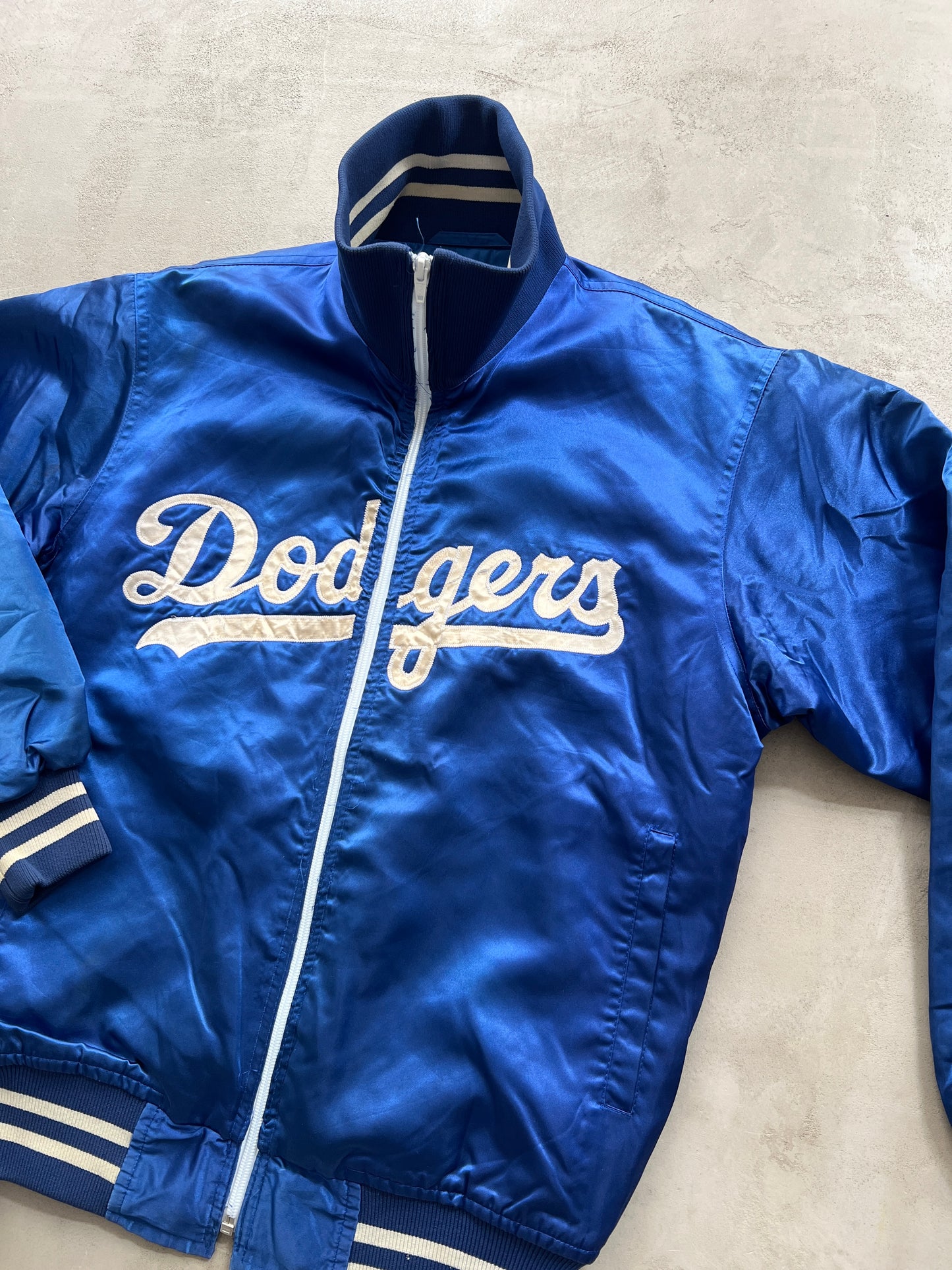 BLUE LA DODGERS COLLEGE JACKET - M