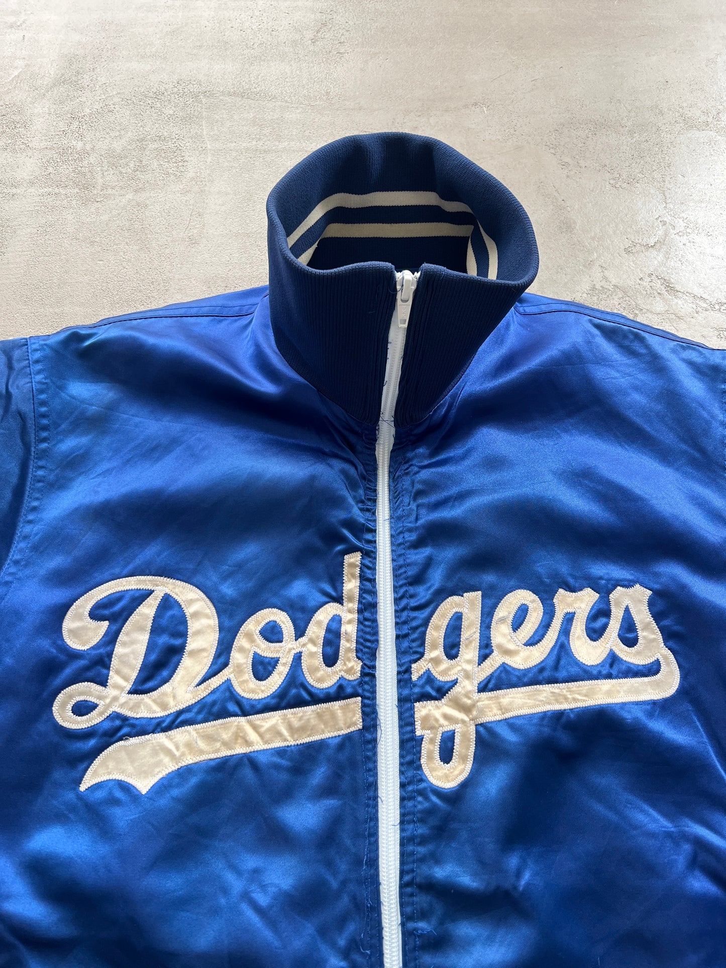 BLUE LA DODGERS COLLEGE JACKET - M