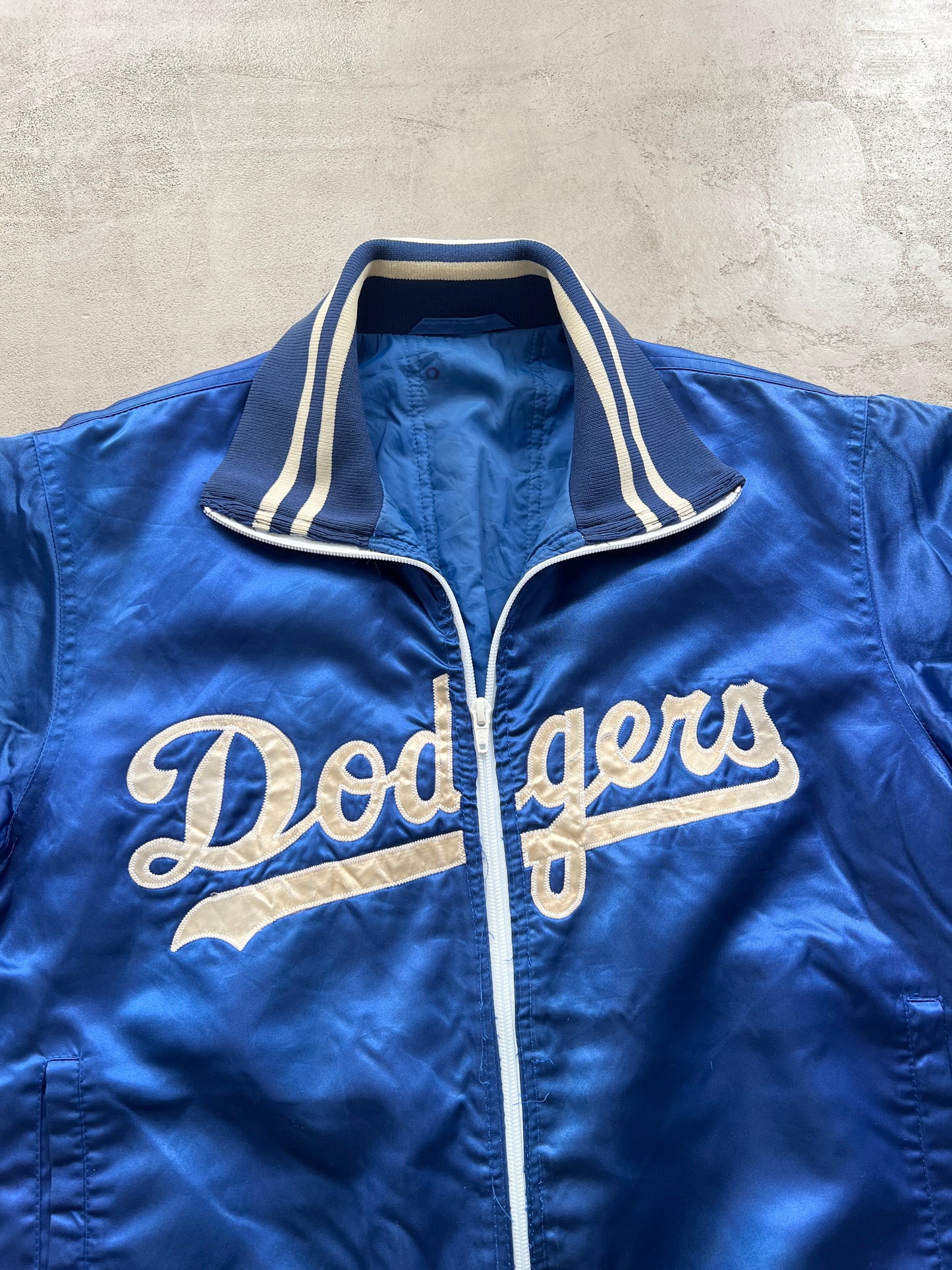 BLUE LA DODGERS COLLEGE JACKET - M